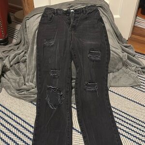 Pacsun black ripped jeans